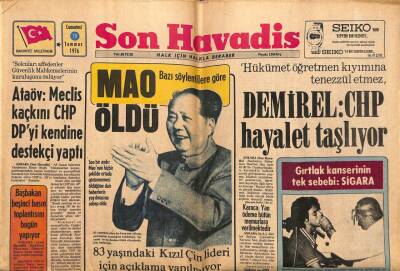 Son Havadis Gazetesi 10 Temmuz 1976 - Lübnanda Müslümanları Haç Altında İdam Ediyorlar GZ56422 - 1