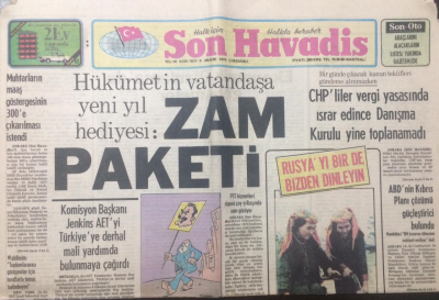 Son Havadis Gazetesi 11 Aralık 1978 - Cumhurbaşkanı da Ecevit Hükümetinden Umudu Kesti - GZ12176 - 2