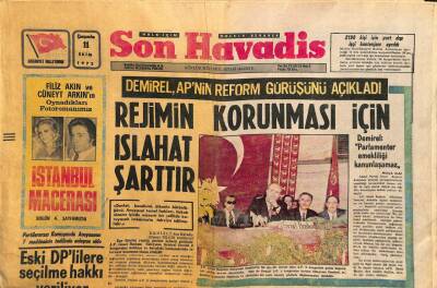 Son Havadis Gazetesi 11 Ekim 1972 - Toplu Sözleşme Görüşmeleri Uzadığı İçin Ereğlide 300 İşçi 4 Saat Ocağa İnmedi GZ106942 - 1