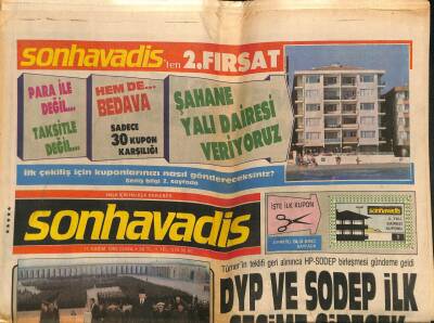 Son Havadis Gazetesi 11 Kasım 1983 - Özal Mazbatasını Almak İçin İstanbula Geldi GZ102182 - 2