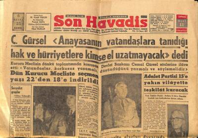 Son Havadis Gazetesi 11 Mart 1961 - Adalet Partisi 15e Yakın Vilayette Teşkilat Kuracak GZ69514 - 2