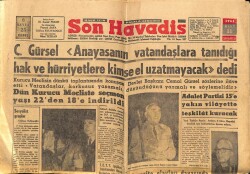 Son Havadis Gazetesi 11 Mart 1961 - Adalet Partisi 15e Yakın Vilayette Teşkilat Kuracak GZ69514 - 1