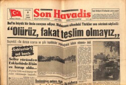 Son Havadis Gazetesi 11 Mart 1964 - Kartal Belediye Reisi Seçimine İtirazı Reddedildi GZ69830 - 2