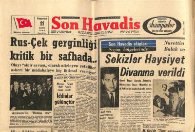 Son Havadis Gazetesi 11 Mayıs 1968 - Rus-Çek Gerginliği Kritik Bir Safhada GZ99144 - 1