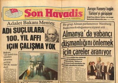 Son Havadis Gazetesi 11 Mayıs 1981 - Aynur Şenen Güzel Gözleri Sayesinde Reklam Filmlerinin Gözdesi Oldu GZ69785 - 2