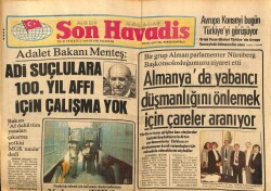 Son Havadis Gazetesi 11 Mayıs 1981 - Aynur Şenen Güzel Gözleri Sayesinde Reklam Filmlerinin Gözdesi Oldu GZ69785 - 1