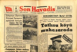 Son Havadis Gazetesi 11 Nisan 1967 - Süleyman Demirel Emniyet Sarayının Açılışında Konuştu GZ65589 - 2