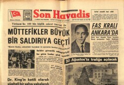 Son Havadis Gazetesi 11 Nisan 1968 - Eminönü - Beyazıt Yolu 900 Bin Liraya İhale Edildi GZ65615 - 1