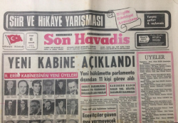 Son Havadis Gazetesi 12 Aralık 1971 - Yeni Kabine Açıklandı - GZ12847 - 1