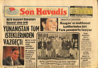 Son Havadis Gazetesi 12 Aralık 1981 - Yunanistan Tüm İsteklerinden Vazgeçti GZ65394 - 1