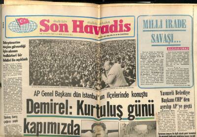 Son Havadis Gazetesi 12 Ekim 1979 - Erol Büyükburçun Londra Konserleri Bir Macera Oldu GZ102224 - 1