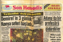 Son Havadis Gazetesi 12 Eylül 1979 - Zeki Müren , Sahne Dekorunu Kendi Çizdiği Desenlerle Hazırlamıştı GZ102233 - 1