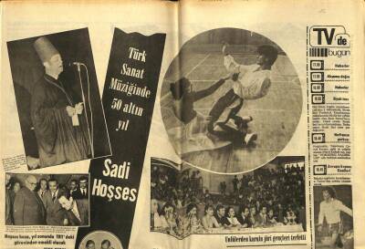 Son Havadis Gazetesi 12 Haziran 1980 - Türk Sanat Müziğinde 50 Altın Yıl,Sadi Hoşses GZ59291 - 1