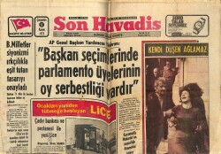 Son Havadis Gazetesi 12 Kasım 1975 - Ocakları Yeniden Tütmeğe Başlayan LİCE GZ160276 - Gökçekoleksiyon