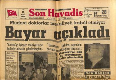 Son Havadis Gazetesi 12 Mart 1963 - Denizcilik Bankası Üç Tesis Kaybediyor GZ74023 - 1
