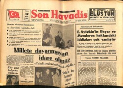 Son Havadis Gazetesi 12 Mart 1967 - Yusuf Ziya Ortaçı Kaybettik , Va Nu yu Toprağa Verdik GZ65660 - 2