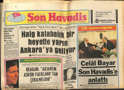 Son Havadis Gazetesi 12 Mayıs 1982 - Erol Büyükburç Gençleri Coşturdu - Charlienin Meleği Farah Fawcet ONeal İle Evlenmekten Vazgeçti GZ121106 - 1