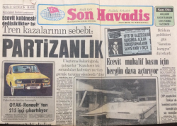 Son Havadis Gazetesi 12 Ocak 1979 - Partizanlık - GZ12786 - 1