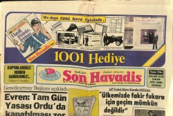 Son Havadis Gazetesi 13 Aralık 1978 - Fatma Girik , Babasına İlk Ve Son Görevini Yaptı GZ114678 - 1