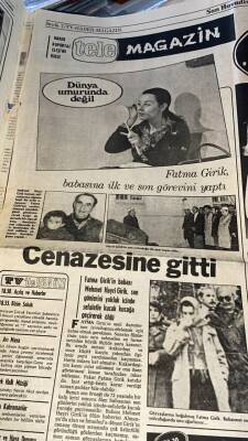 Son Havadis Gazetesi 13 Aralık 1978 - Fatma Girik , Babasına İlk Ve Son Görevini Yaptı GZ114678 - 2