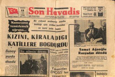 Son Havadis Gazetesi 13 Ekim 1966 - Samet Ağaoğlu Rusyadan Döndü - Afgan Başbakanı Sıhhatine Kavuştu GZ106956 - 1