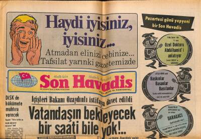 Son Havadis Gazetesi 13 Ekim 1978 - MHP Genel İdare Kurulu Olağanüstü Toplantı Yaptı GZ74042 - 1