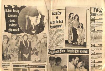 Son Havadis Gazetesi 13 Ekim 1980 - Bülent Ersoy Bayramı Ceza Evinde Geçirecek GZ56350 - 1