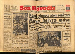 Son Havadis Gazetesi 13 Mart 1961 - Başgil Ve Apaydın Bugün Yargılanıyor GZ69516 - 1