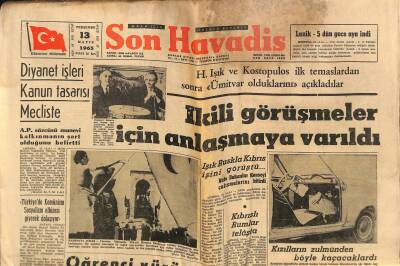 Son Havadis Gazetesi 13 Mayıs 1965 - Pakistanda Kasırgadan 50 Kişi Öldü - İkili Görüşmeler İçin Anlaşmaya Varıldı GZ123997 - 1
