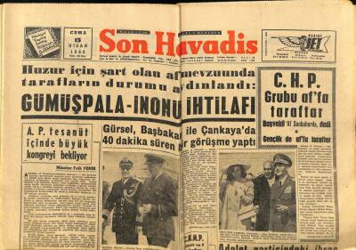 Son Havadis Gazetesi 13 Nisan 1962 - Sophia Loren ve Kocası Carlo Ponti GZ80491 - 1