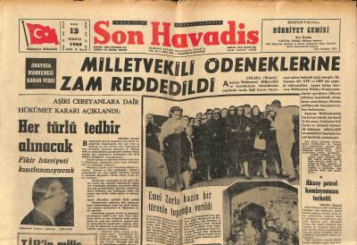 Son Havadis Gazetesi 13 Temmuz 1965 - Emel Zorlu Hazin Bir Törenle Toprağa Verildi - Aksoy Petrol Komisyonunu Terketti GZ121216 - 1