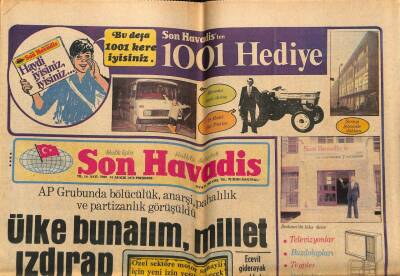 Son Havadis Gazetesi 14 Aralık 1978 - AP Grubunda Bölücülük,Anarşi,Pahalılık,Partizanlık Görüşüldü GZ99117 - 1