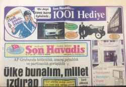 Son Havadis Gazetesi 14 Aralık 1978 - Son Yılların En Muhteşem Nişanı - GZ12792 - 2