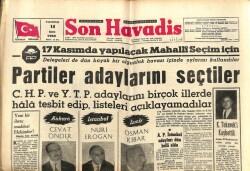Son Havadis Gazetesi 14 Ekim 1963 - İngiltere Bölgesi Leftere Büyük Bir Merasim Yapacak GZ102066 - 2