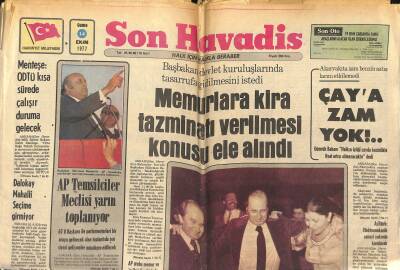Son Havadis Gazetesi 14 Ekim 1977 - TRTyi Ele Geçirdiler Keyiflerine Diyecek Yok GZ12630 - 1