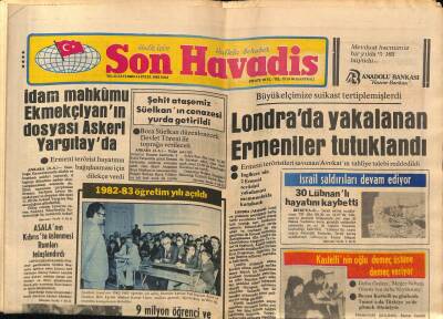 Son Havadis Gazetesi 14 Eylül 1982 - Nilüfer Feryat Ediyor Hür Bir Kadınım Özel Hayatım Kimseyi İlgilendirmez GZ69747 - 2