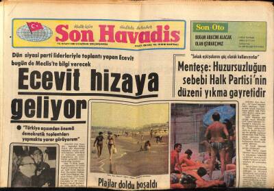 Son Havadis Gazetesi 14 Haziran 1978 - Ayşen Gruda Bir Türlü Ekrana Getirilmiyor GZ88422 - 1