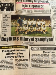 Son Havadis Gazetesi 14 Haziran 1982 - Suudi Arabistan Kralı Halid Öldü - Beşiktaş Nihayet Şampiyon GZ142759 - 2