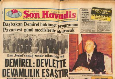 Son Havadis Gazetesi 14 Kasım 1979 - Mine Mutlu Meydan Okudu - Carter , İrandan Petrol Alımını Durdurdu GZ125358 - 1