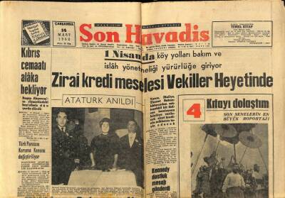 Son Havadis Gazetesi 14 Mart 1962 - Tito , Siyasi Affı Çıkardı GZ80540 - 1