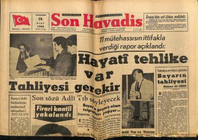Son Havadis Gazetesi 14 Mart 1963 - Suriyede Ordu Ve Halk İki Cepheye Ayrıldı ! GZ74026 - 1