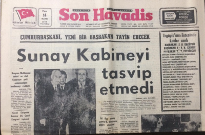 Son Havadis Gazetesi 14 Mayıs 1972 - Trabzon Bir Puanla Dönüyor - GZ12228 - 1