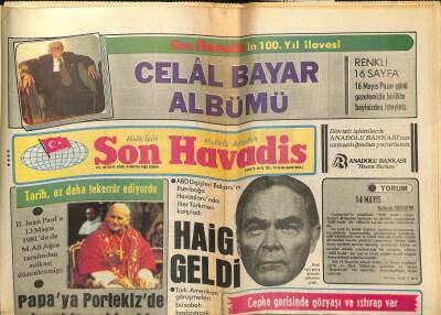 Son Havadis Gazetesi 14 Mayıs 1982 - İran-Irak Savaşında Çoluk Çocuk Savaşıyor - Papaya Portekizde Bıçakla Saldırıldı GZ121108 - 1