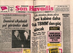 Son Havadis Gazetesi 14 Nisan 1973 - Serap Mutlu Düğününde Şarkı Söyledi GZ69230 - 1