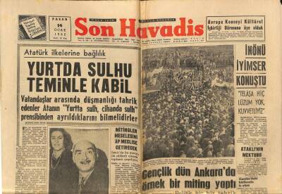 Son Havadis Gazetesi 14 Ocak 1962 - Bir Ses Sanatkarı Berrin Menderes Tardım İçin Dün Hesap Açtırdı... GZ80539 - 1