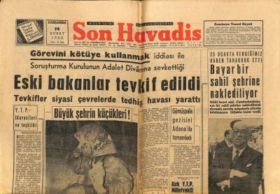 Son Havadis Gazetesi 14 Şubat 1962 - Selahattin İnanın Saatini Çaldılar GZ80527 - 1