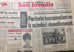Son Havadis Gazetesi 14 Şubat 1972 - Demirel Muhtarlarla - GZ12826 - 1