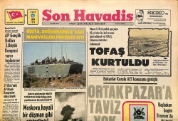 Son Havadis Gazetesi 15 Ekim 1976 - Murat-124'ün Yedek Parçaları 10 Yıl Süre İle , Bol Ve Ucuz İmal Edilecek Ve TOFAŞ , Tümosan Motorları Kullanacak GZ161092 - Gökçekoleksiyon