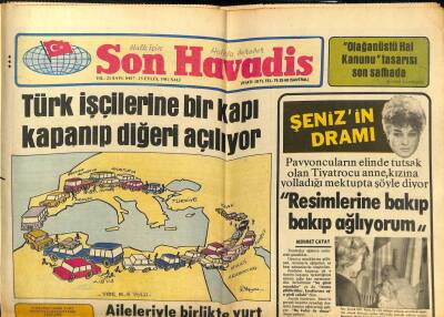 Son Havadis Gazetesi 15 Eylül 1981 - Aylin Urgal Yaşamak Ne Güzel Şeymiş diyor GZ102201 - 2