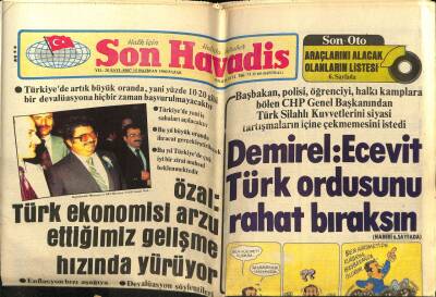 Son Havadis Gazetesi 15 Haziran 1980 - Doğum Günü Hediyesi GZ58573 - 1